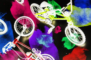 Street bike art