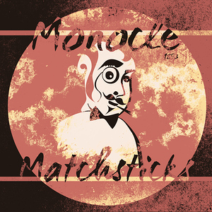 Monocle Matchsticks vintage tin sign advertising