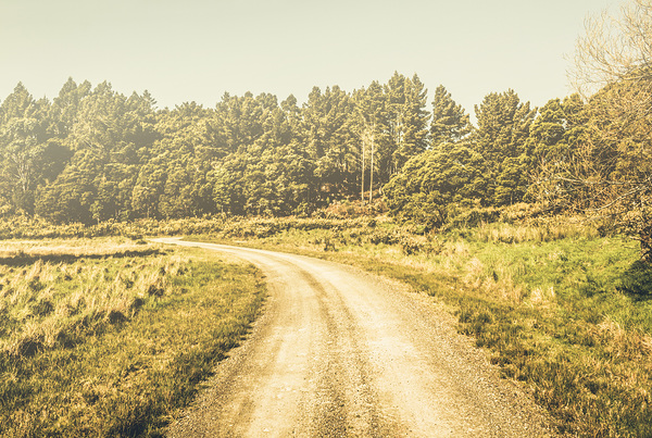 Countryside road in outback Australia by Jorgo