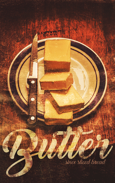 Butter since sliced bread display Print