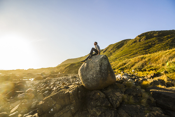Boulder bay Print