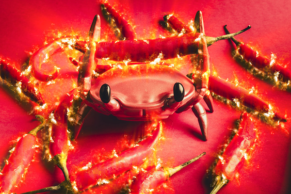 Seafood and heat it by Jorgo