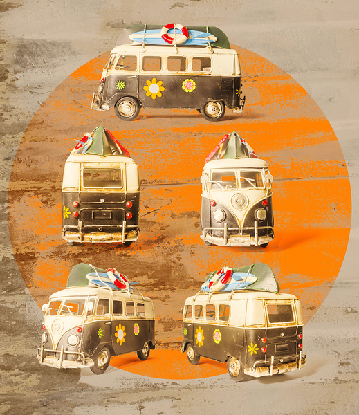Sun Sand And Surf Vans by Jorgo