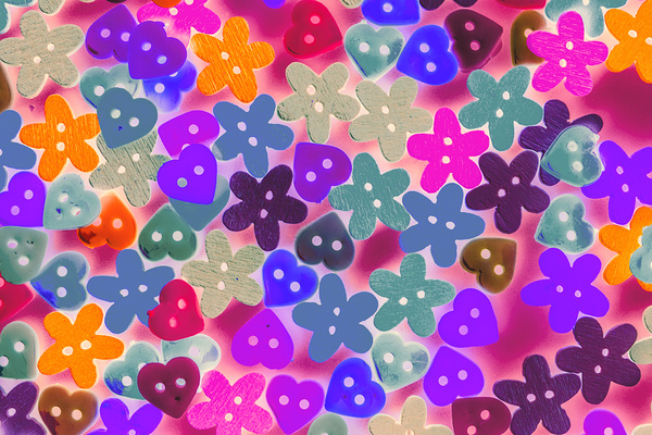 Hearts n craft Print