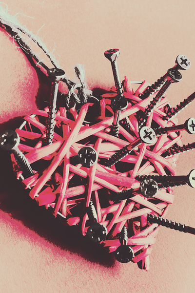 Hearts and screws by Jorgo