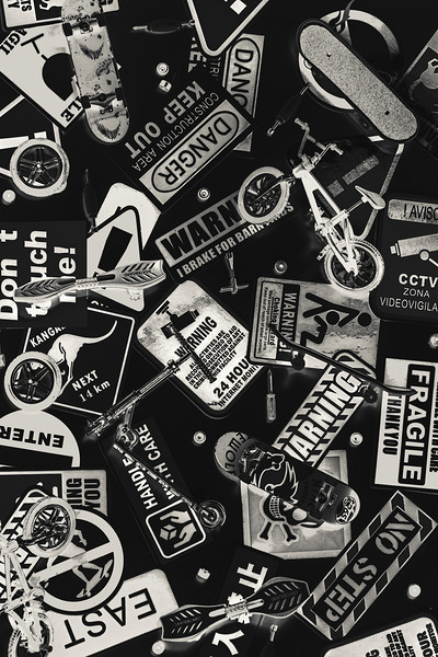 Rolling round flatland Print