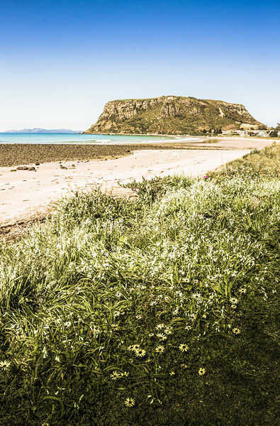 Scenic stony seashore by Jorgo