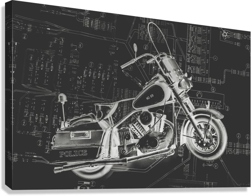 The Patrol Grid Canvas Print