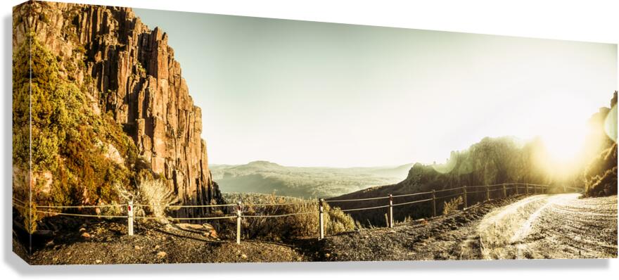 Rugged mountain trail Canvas Print