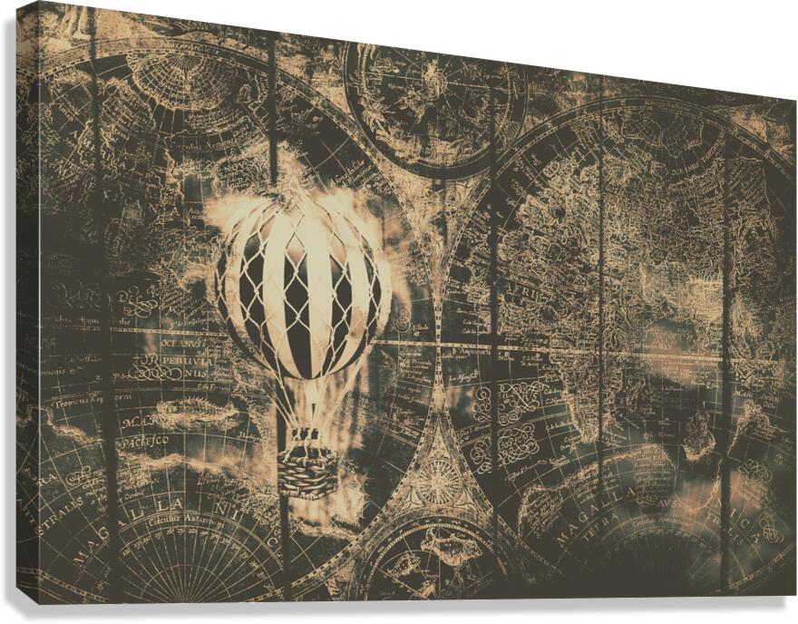 Travelling the old world Canvas Print