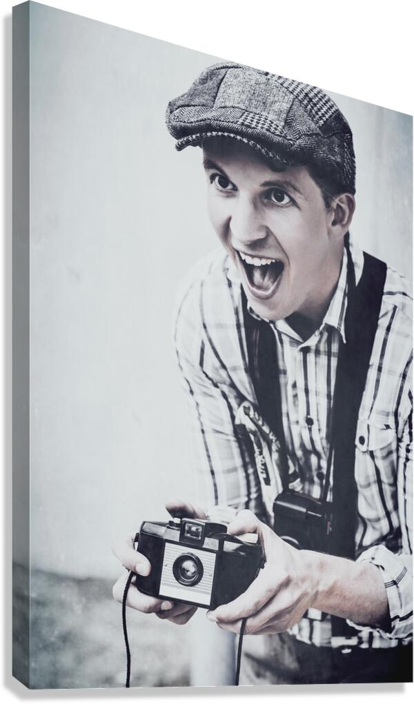 History in photo journalism Canvas Print