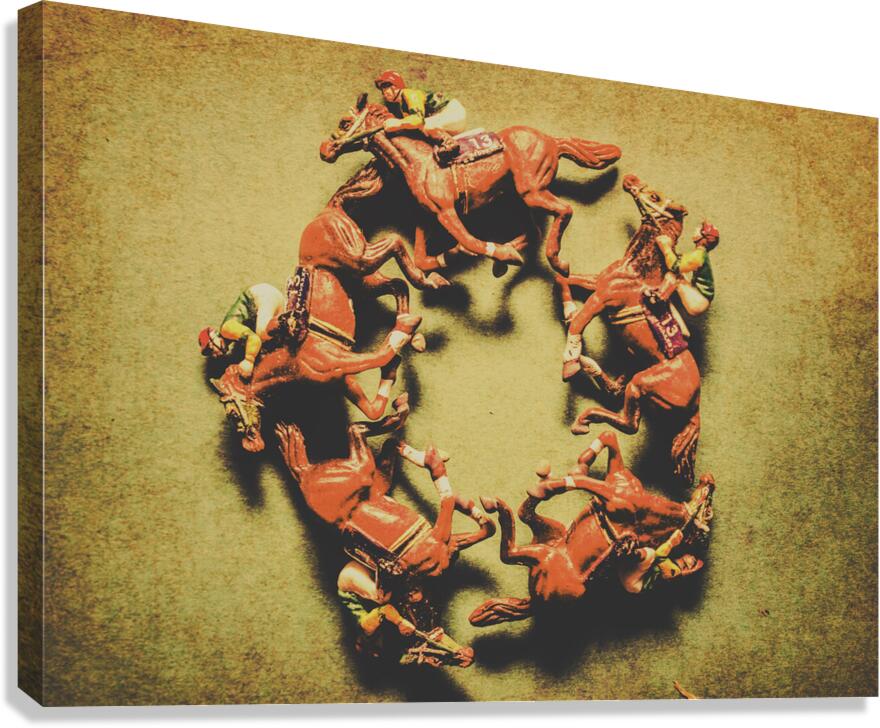 Around the racetrack Canvas Print