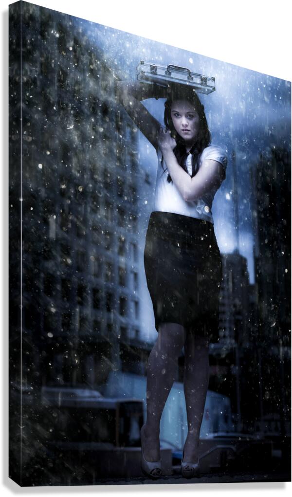 Business Storm Canvas Print