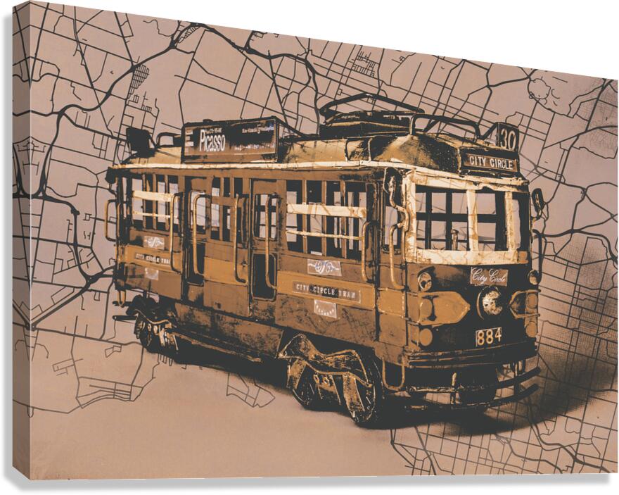 Victorian routes Canvas Print