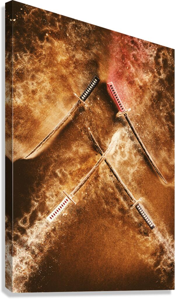 Empires of sand Canvas Print