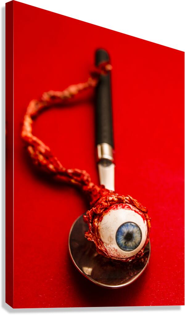 In a place far far away. They eat us Canvas Print