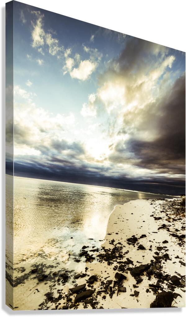 Scenic sea sunrise Canvas Print