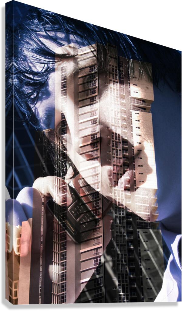 Communication Age Canvas Print