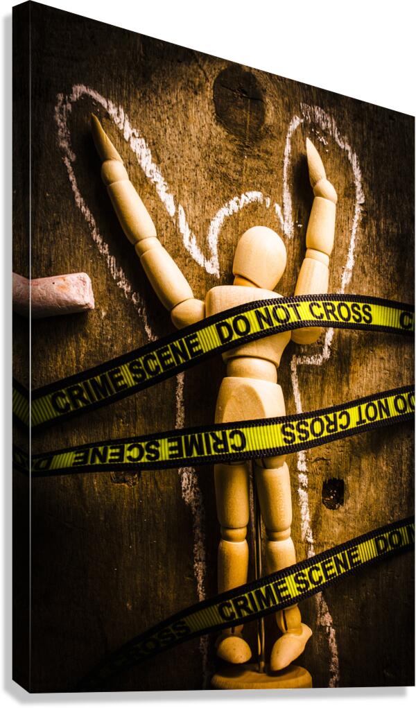 Tracing of tragedy Canvas Print