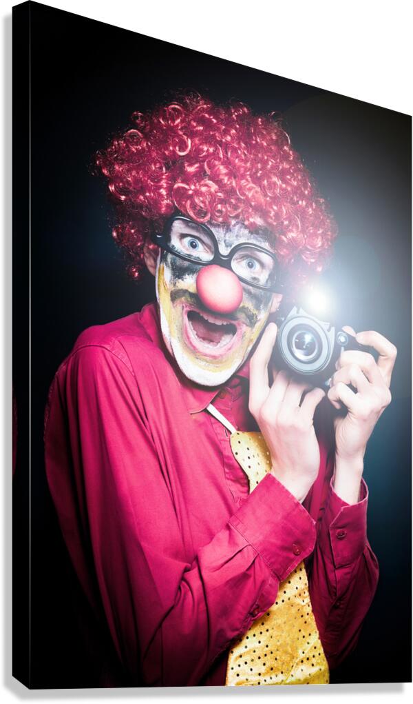 Paparazzi Taking Photograph At Red Carpet Event Canvas Print