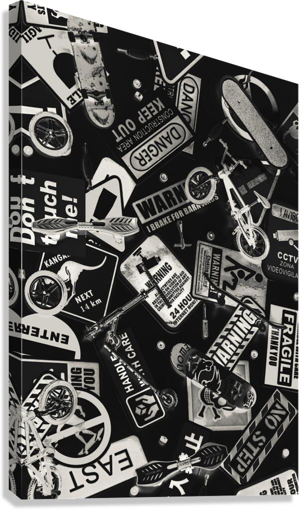 Rolling round flatland Canvas Print