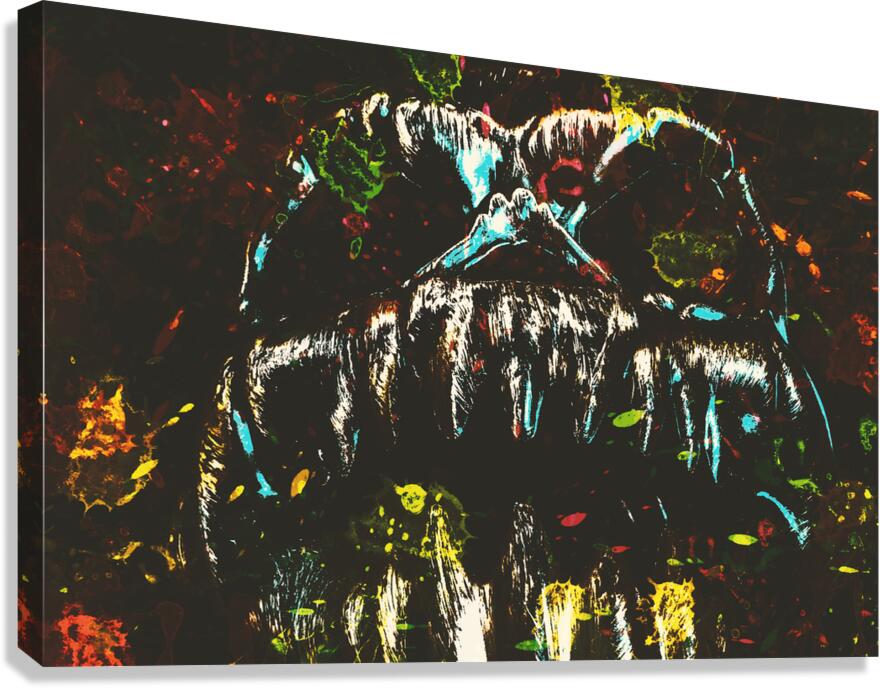 Pop art madness Canvas Print