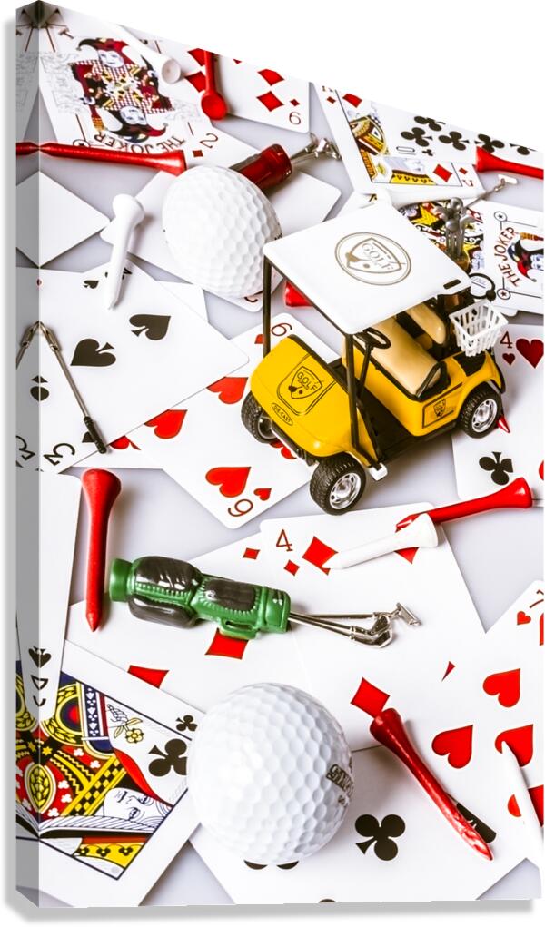 Score cards Canvas Print