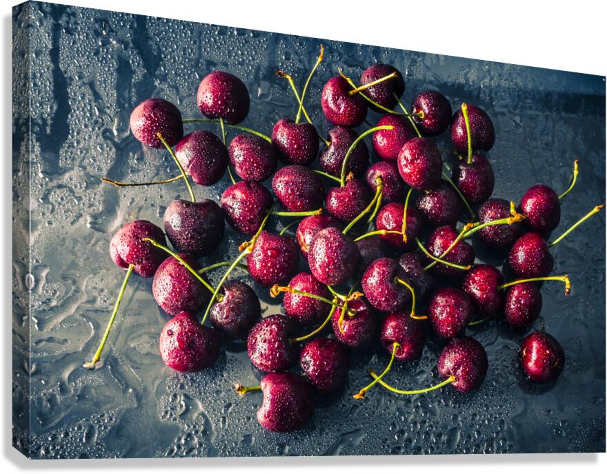 Chilled cherries Canvas Print
