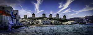 Mykonos Pano 1 Wall Mural