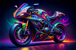 Flower Power Motorcycle 4