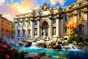Trevi Fountain Rome 1