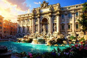 Trevi Fountain Rome 2