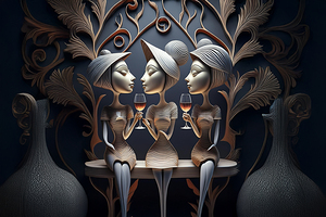 Ladys night out 3 Mural