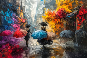 Walking in the Rain 1