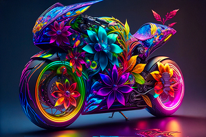 Flower Power Motorcycle 2