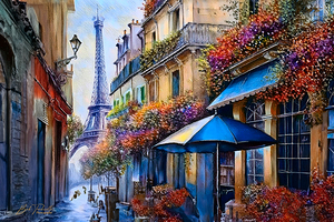 A paris street 3 signed