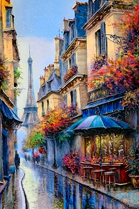 A Paris Street 1 signed