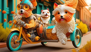 Groovy Motorcycle 1 8