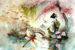 Japanese Garden Scene 11