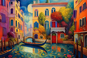 Painting of Venice Canal 10