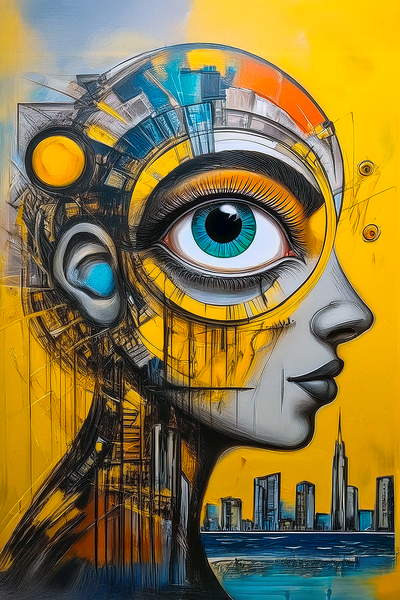 City on her mind 2 Print