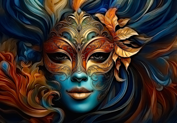 Venetian Mask 1 a Print