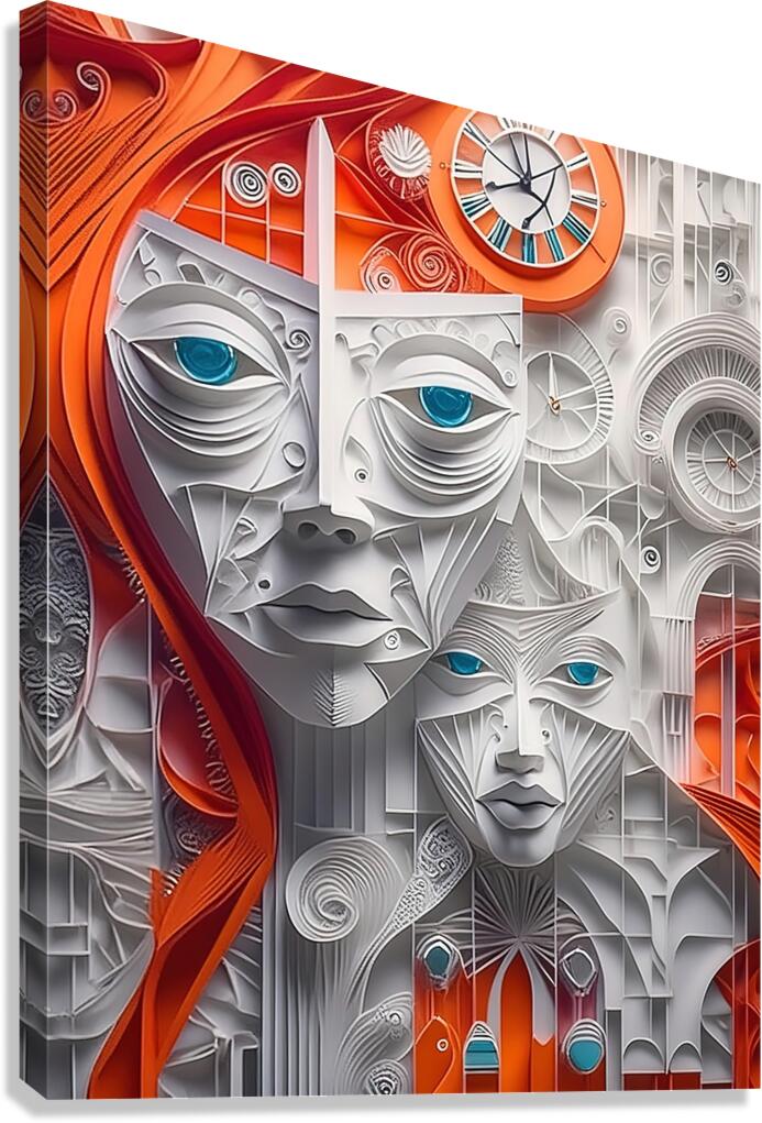 Digital 17 Canvas Print