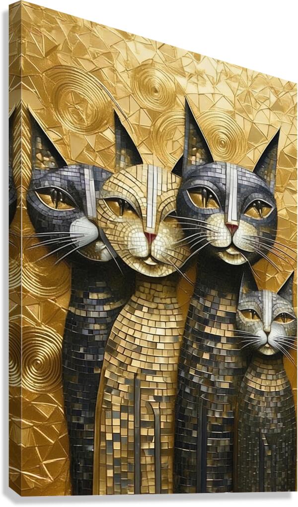 Cats 4 Canvas Print