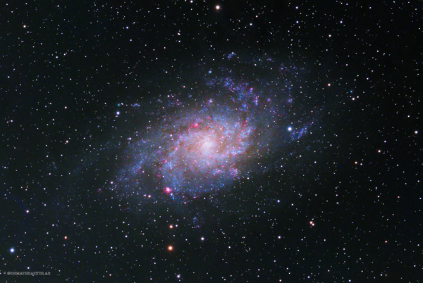 The Triangulum Galaxy 2021 by @demateriaestelar
