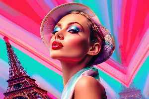 Hat Charm: Vintage Elegance Acrylic Print for Timeless Home Decor