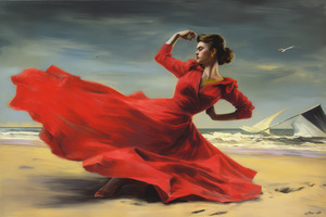 Ballet Vision: Graceful Acrylic Print for Elegant Home Decor