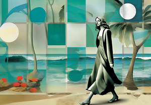 Coastal Charm: Serene Seascape - Acrylic Print Wall Decor Inspiring Tranquility and Elegance