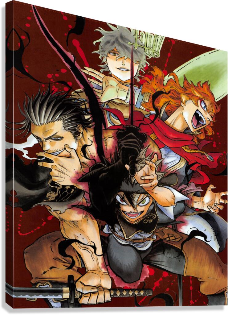 black clover Canvas Print