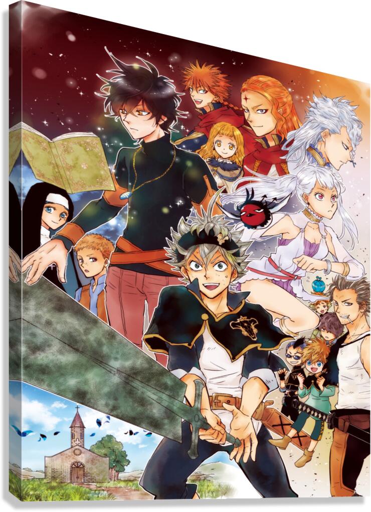 black clover Canvas Print